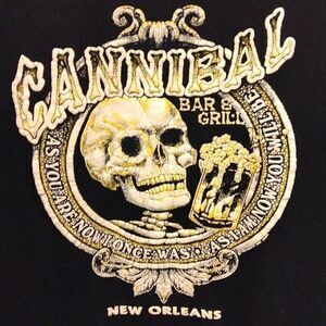 Cannibal Bar T Shirt, New Orleans, XL